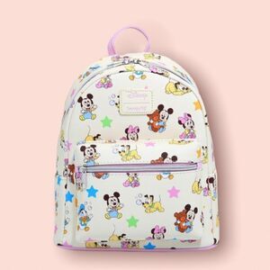 Loungefly Baby Mickey backpack + cardholder